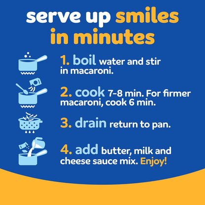 Kraft Original Mac & Cheese Family Dinner Box for Kids, Easy Weeknight Pasta Side