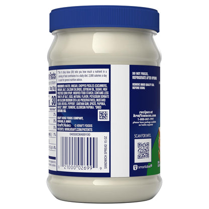 Kraft Sandwich Spread – Kid-Friendly Lunchbox Staple for School Sandwiches, 15 fl oz Jar