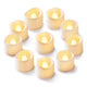 Warm White Glow – White Body - Pack of 100