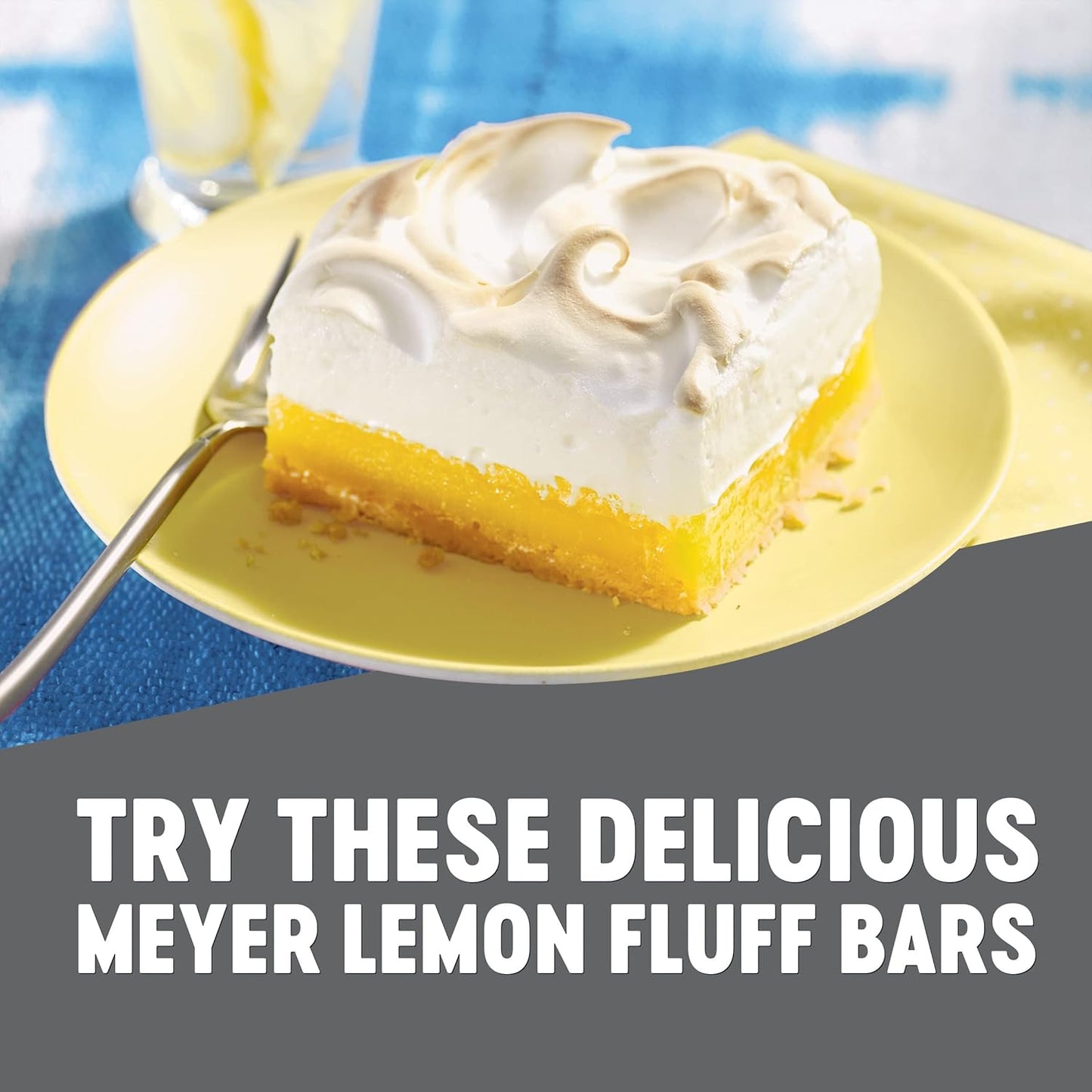 Krusteaz Meyer Lemon Bar Mix – Bright Citrus Dessert for Mindful Baking Rituals, Real Meyer Lemons