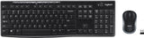 Logitech MK270 Wireless Keyboard and Mouse, Clutter Free Black Setup for Intentional Homes