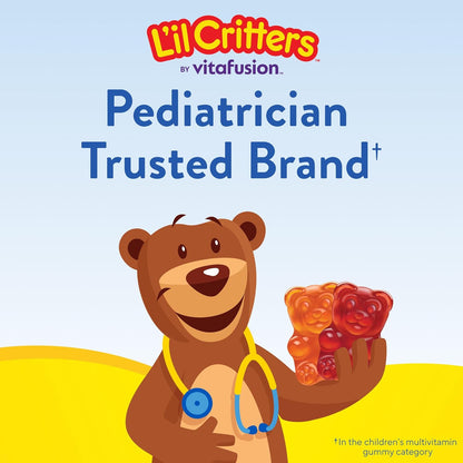 L'il Critters Gummy Vites – Practical Gift for Grandparents Stocking Stuffer, Kids Daily Multivitamin