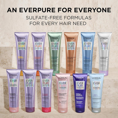 L'Oreal Paris EverPure Moisture Shampoo + Conditioner – High-End Haircare Upgrade for Color-Protective Routines