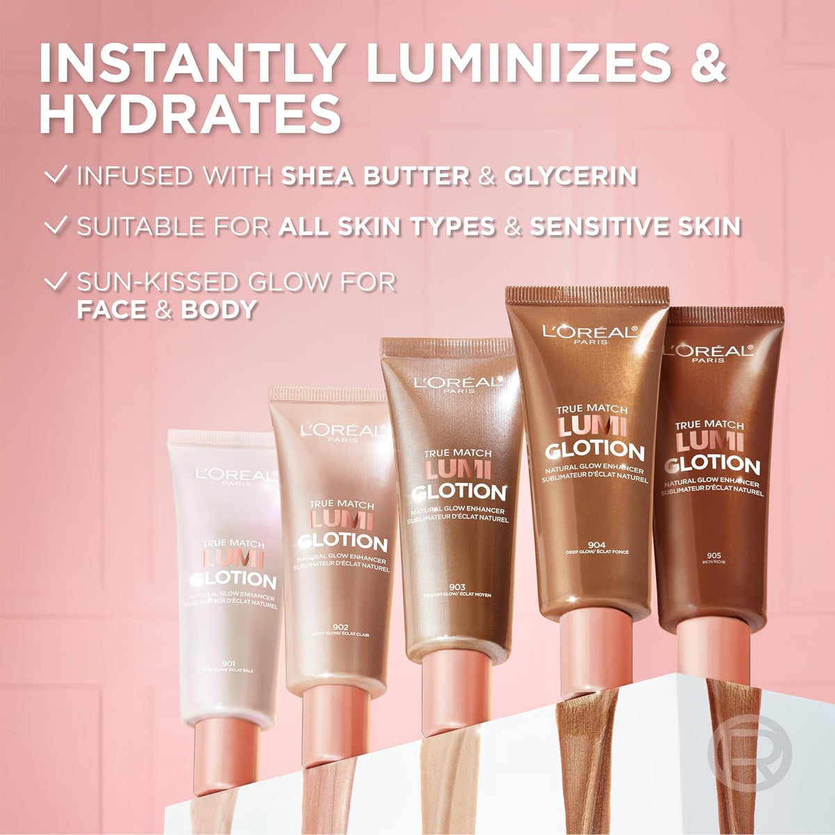 L'Oreal Paris True Match Lumi Glotion – Valentine's Day Pampering Present for Wife or Girlfriend