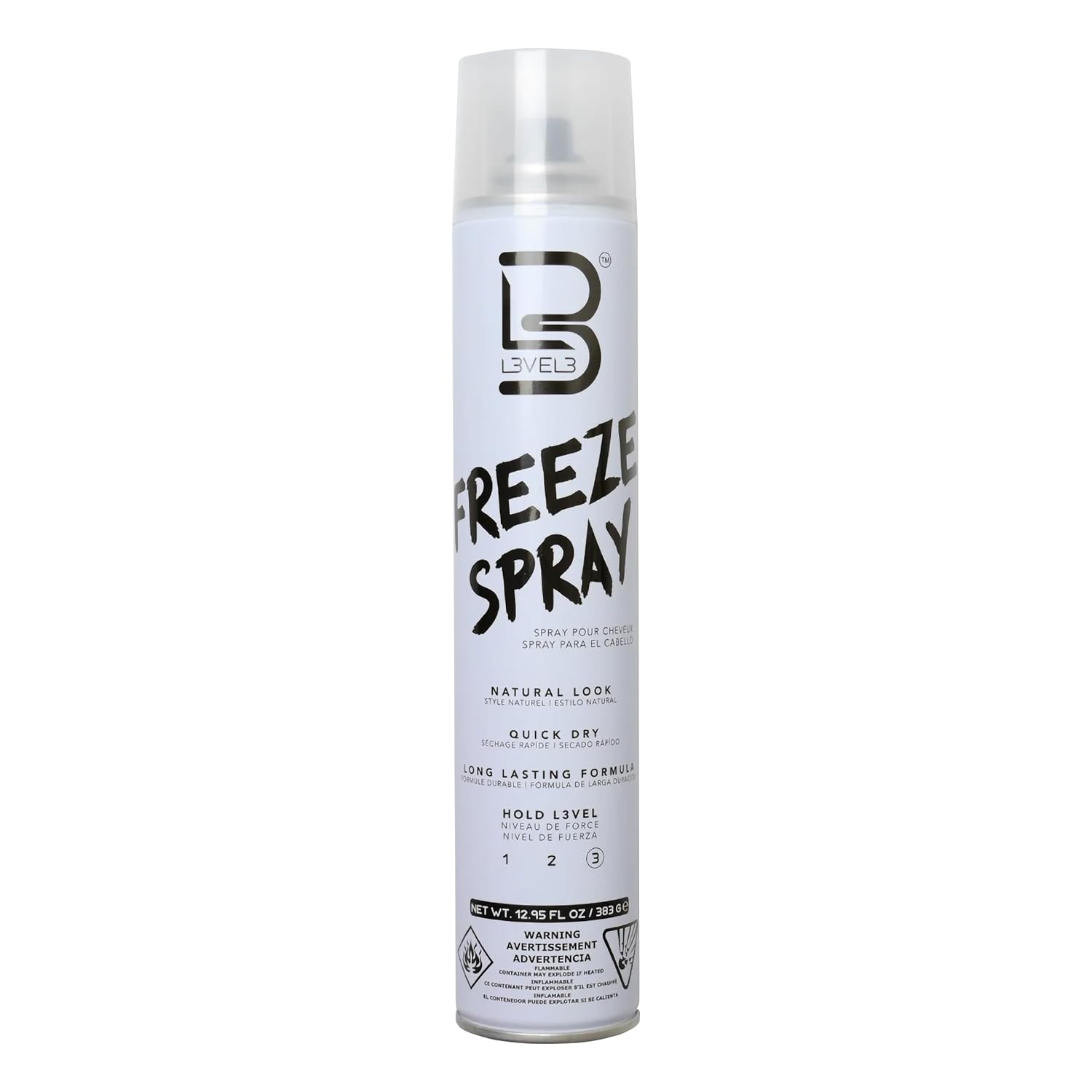 L3 Hair Spray – Mindful Styling Companion for Bedroom Wind-Down Routines, Extra-Strong Non-Sticky Hold