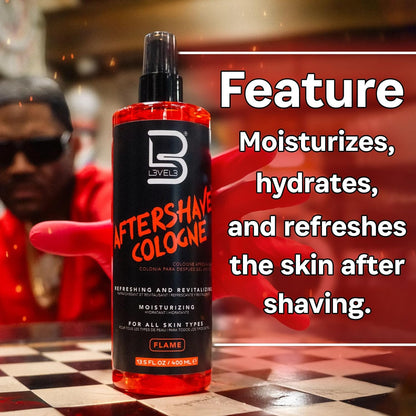 L3 Level 3 After Shave Spray – Daily Bathroom Wellness Routine, Botanical Hydrating Aftershave and Cologne