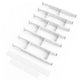 2.35''H, 17''-22''L, 7 Dividers - WHITE