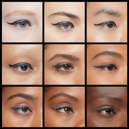 LA PURE 10mm Wing Stamp Liner – Lifted Look Winged Eyeliner for Hooded and Drooping Lids, Black