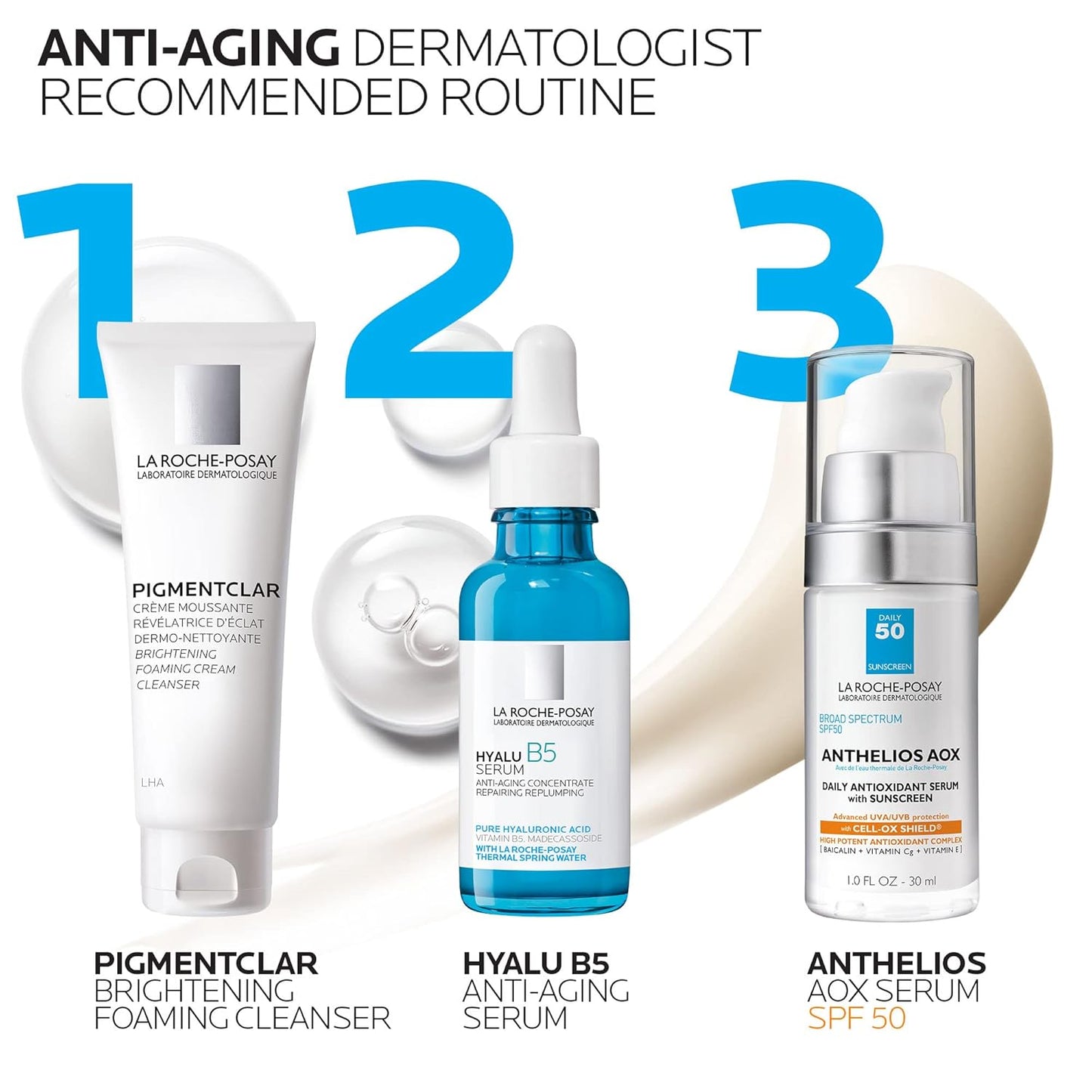 La Roche-Posay Anthelios AOX – Prestige Science-Backed Facial Serum with Vitamin C & E