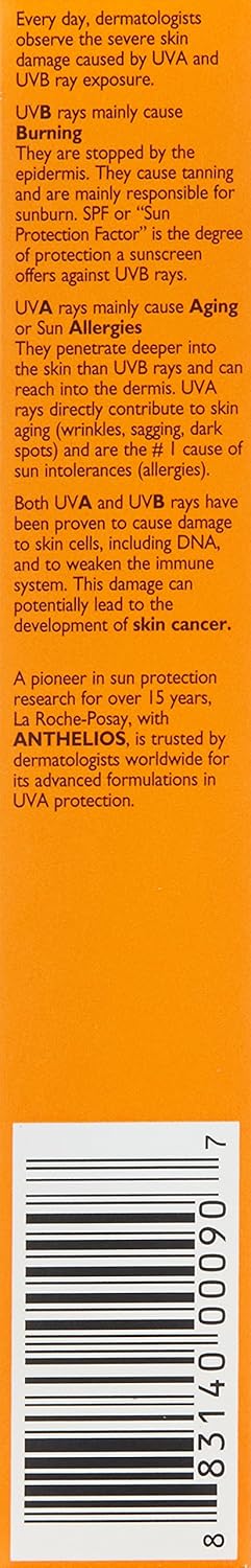 La Roche-Posay Anthelios Mineral SPF 50 – Skin-Safe Chemical-Free Sun Defense, Dermatologist-Tested Formula