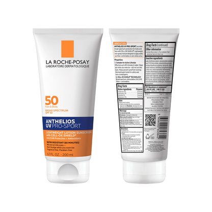 La Roche-Posay Anthelios UV Pro-Sport – Non-Staining, Safe Sunscreen for Children's Summer Camps & Sports Practice