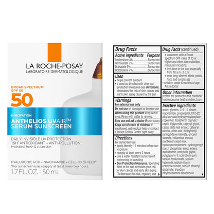 La Roche-Posay Anthelios UVAir – Fragrance-Free, Hypoallergenic Sun Protection for Reactive Skin