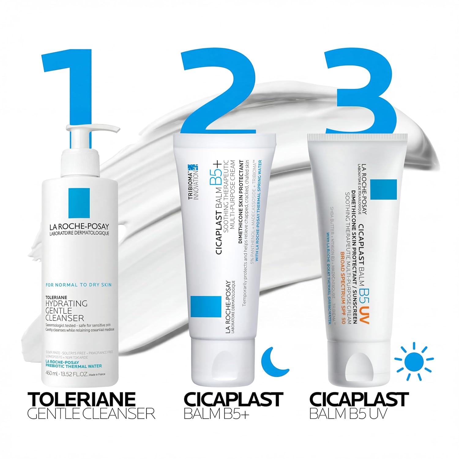 La Roche-Posay Cicaplast Balm B5 – Fragrance-Free, Hypoallergenic Barrier Cream for Allergy-Prone Skin