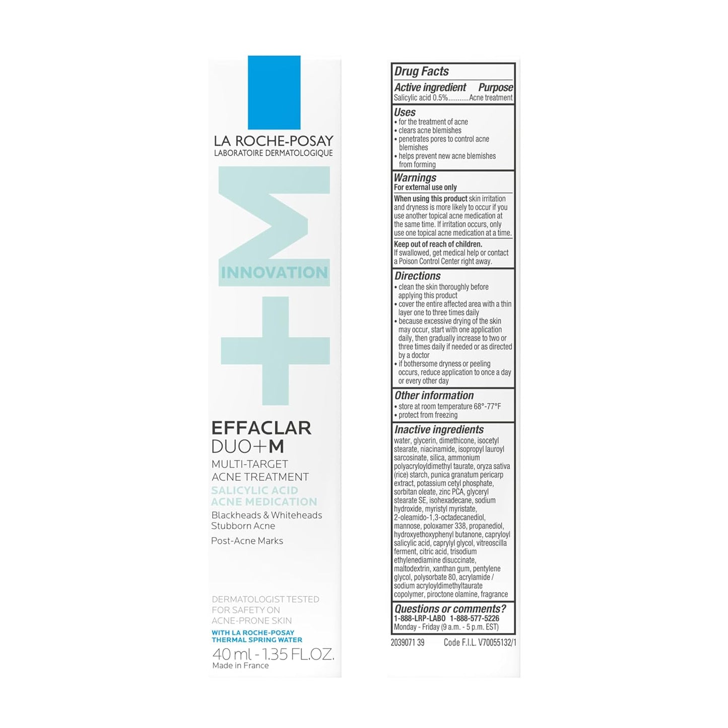 La Roche-Posay Effaclar Mattifying Serum – Clean, Minimal Design for Effortless Daily Acne Care