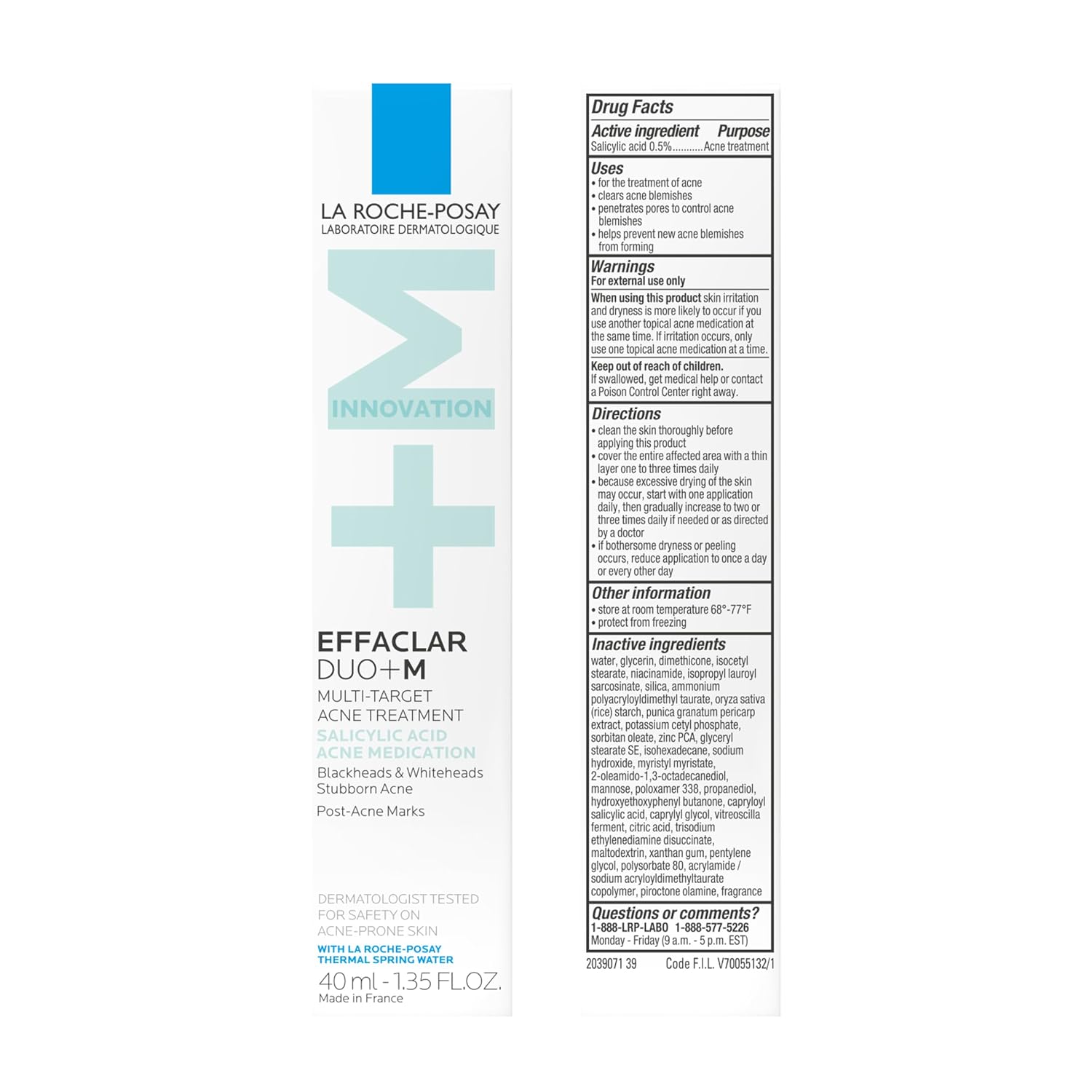 La Roche-Posay Effaclar Mattifying Serum – Clean, Minimal Design for Effortless Daily Acne Care