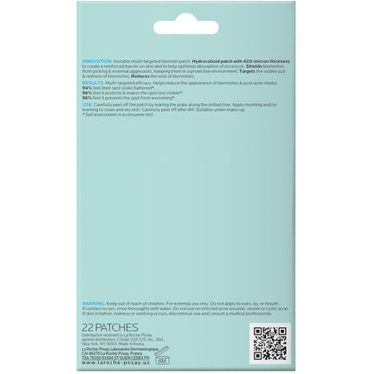 La Roche-Posay Effaclar Multi-Target Patches – Nightly Wind-Down Skincare for Sensitive, Breakout-Prone Skin