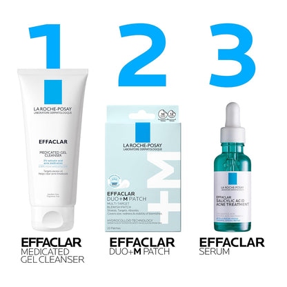 La Roche-Posay Effaclar Multi-Target Patches – Nightly Wind-Down Skincare for Sensitive, Breakout-Prone Skin
