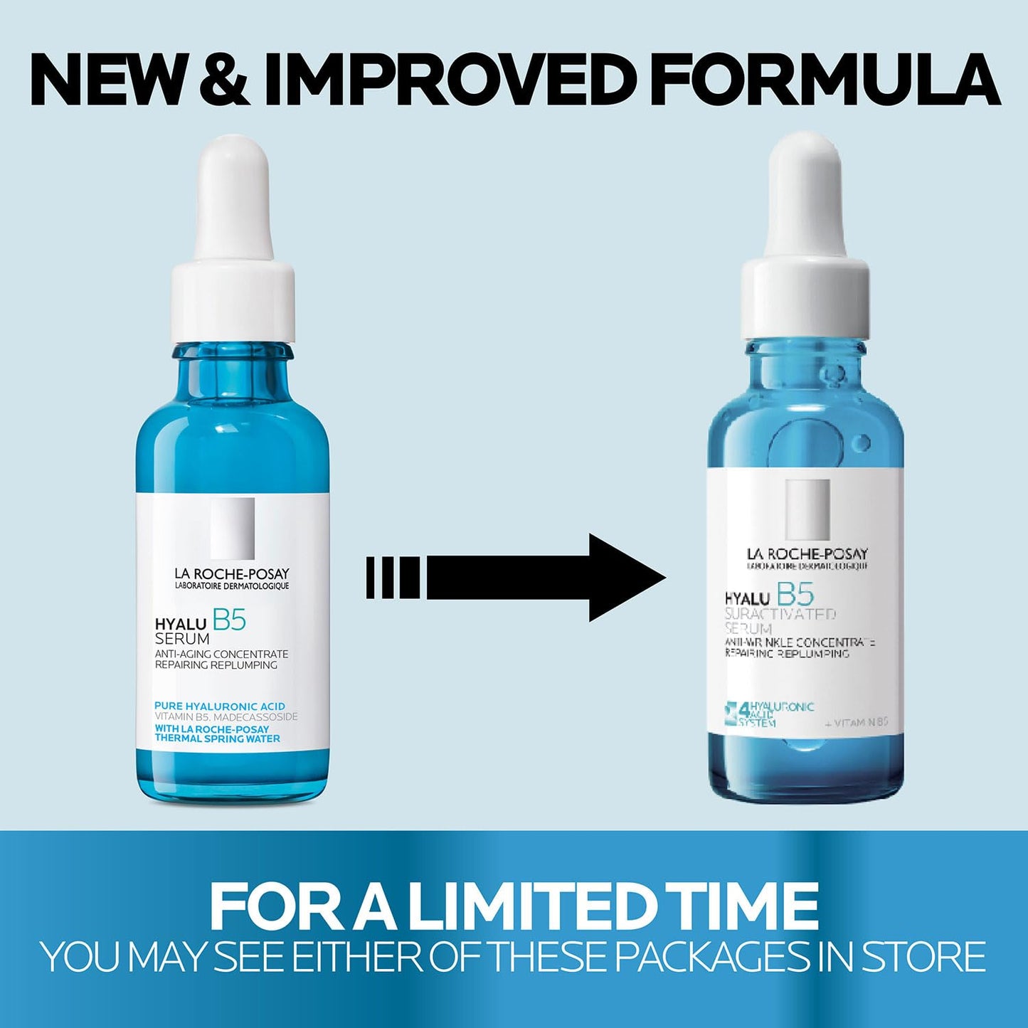 La Roche-Posay Hyalu B5 Non-Comedogenic Face Treatment – Oil-Free Serum for Breakout-Free Skin