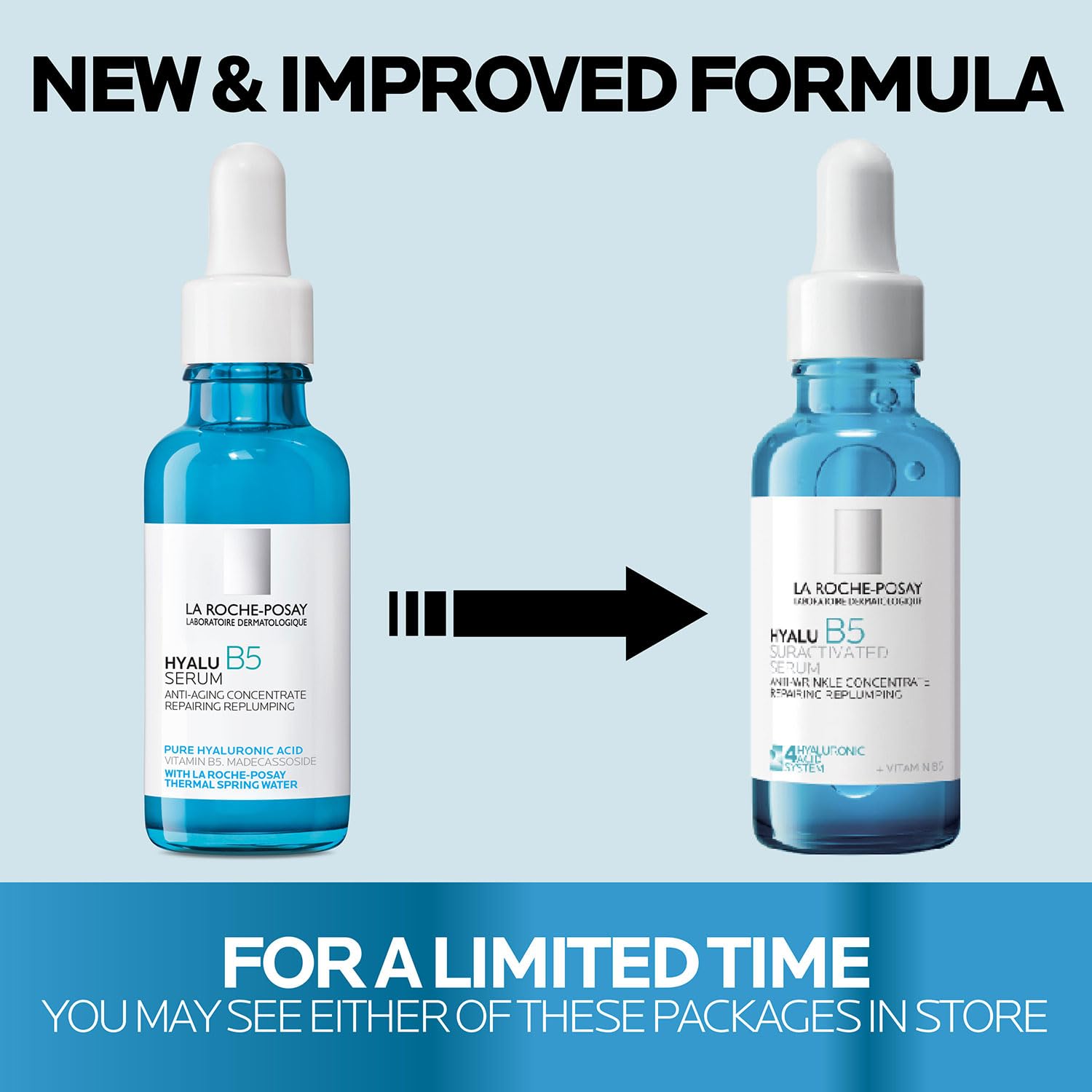 La Roche-Posay Hyalu B5 Non-Comedogenic Face Treatment – Oil-Free Serum for Breakout-Free Skin