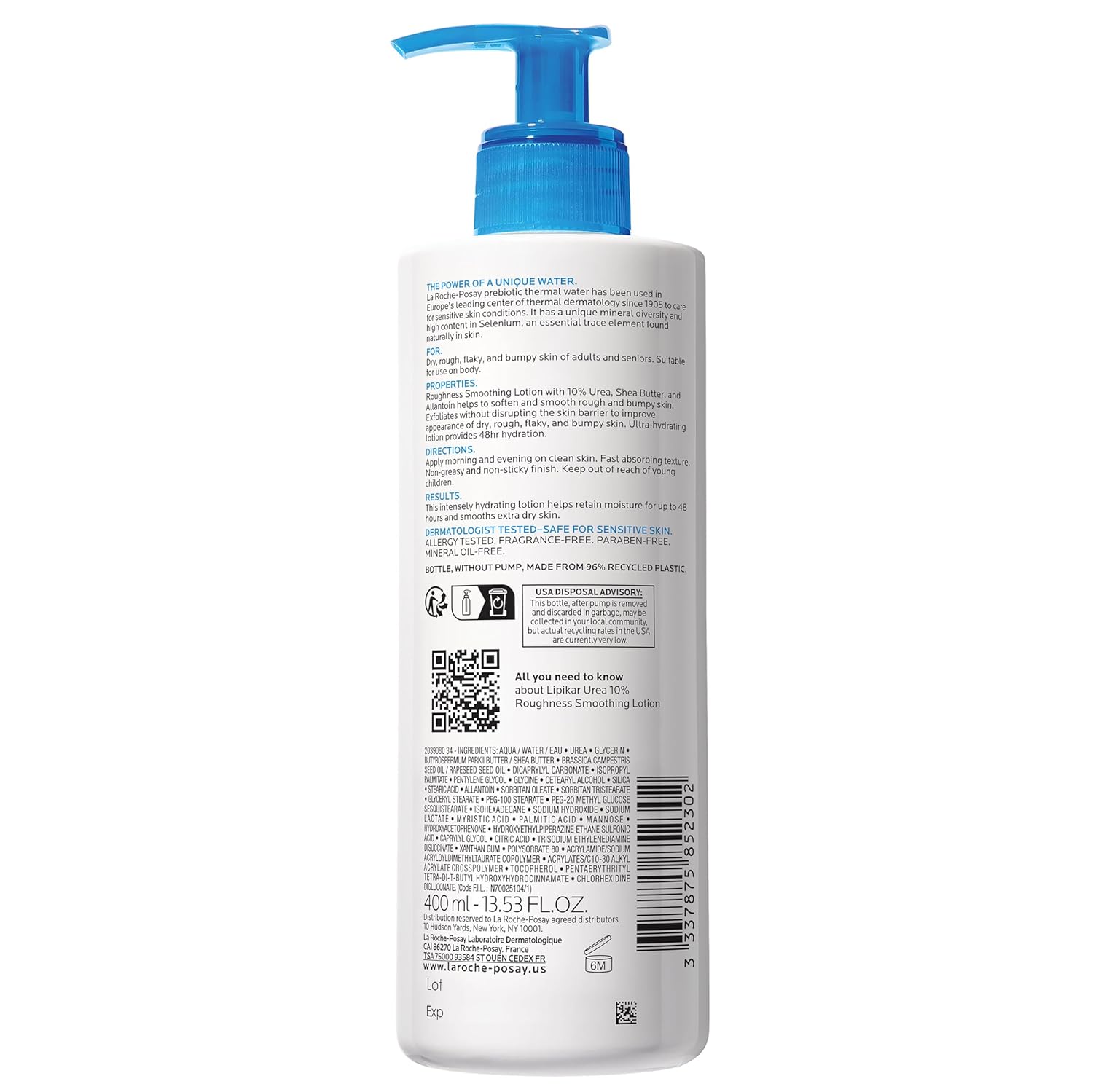 La Roche-Posay Lipikar Urea 10% Premium Moisturizer – Shea Butter Infusion for Elevated Skincare