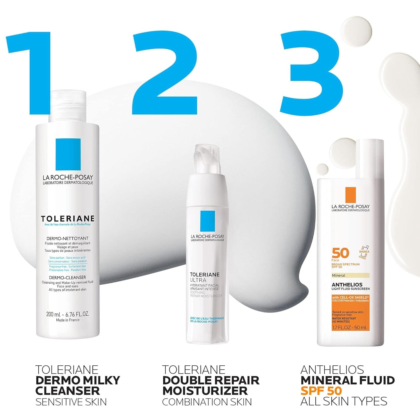 La Roche-Posay Toleriane Dermo Facial Cleanser – Paraben-Free & Sulfate-Free Daily Cleanser