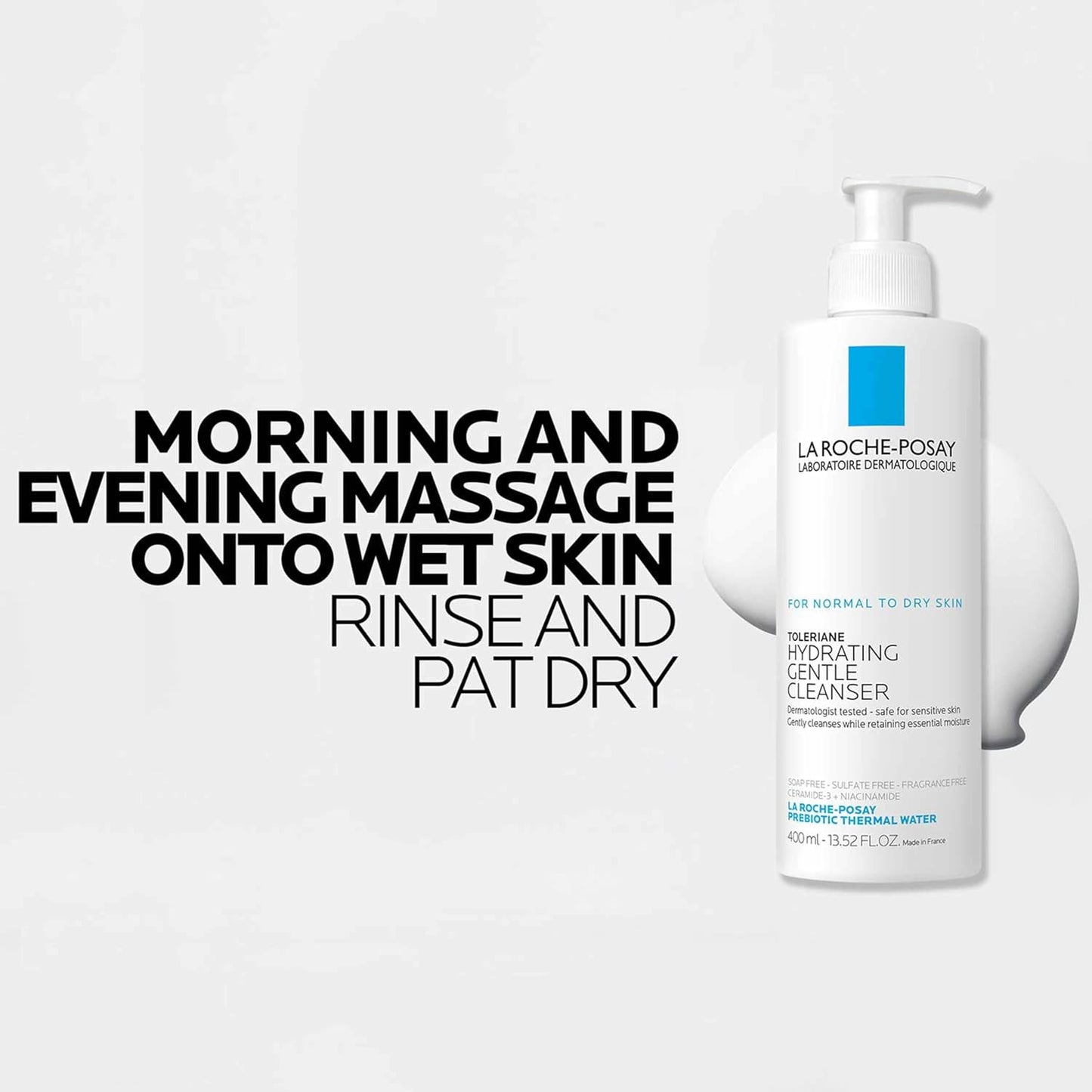 La Roche-Posay Toleriane Elegant Facial Cleanser – Luxury Barrier-Repair Wash with Thermal Spring Water