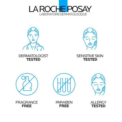 La Roche-Posay Toleriane Gentle Milky Cleanser – Soothing Evening Skincare Ritual for Reactive, Allergy-Prone Skin