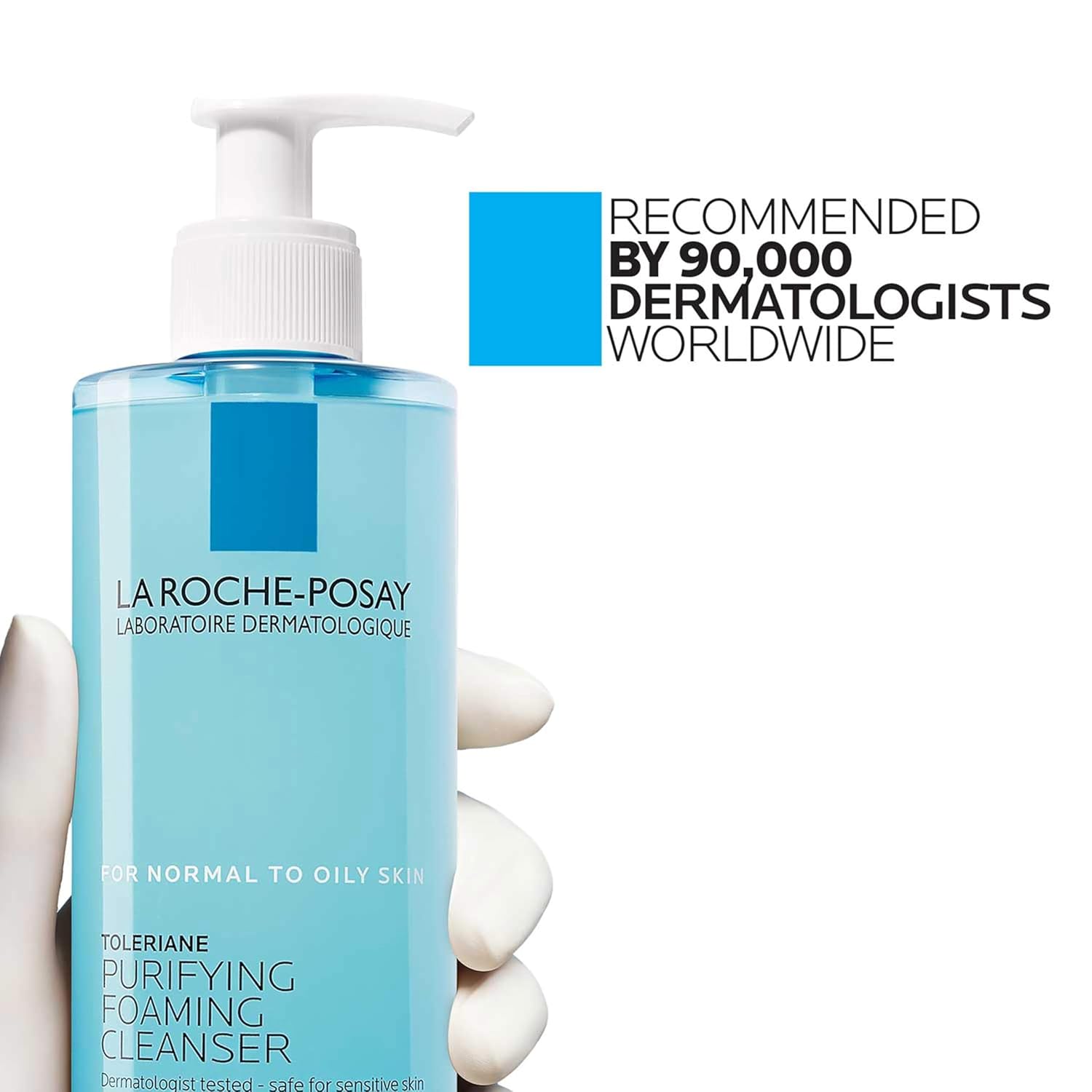 La Roche-Posay Toleriane Oil-Free Face Wash – Safe, Non-Irritating Daily Cleanser for Reactive Skin