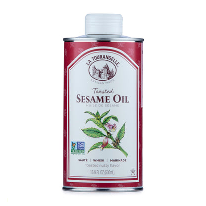La Tourangelle Toasted Sesame Oil – Handcrafted Artisanal Oil for the Refined Home Pantry