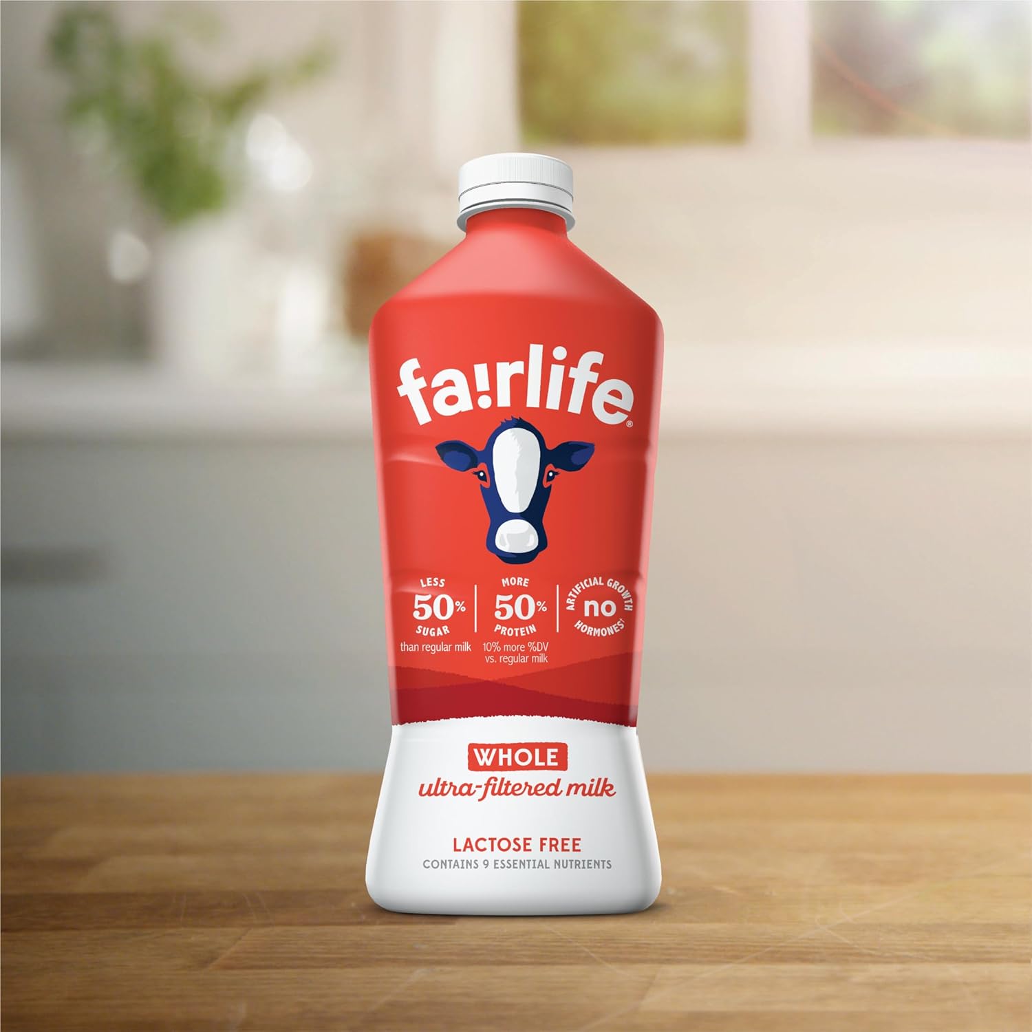 lactose-free via added lactase enzyme