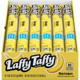 Laffy Taffy Banana Rope Candy – School Lunchbox Treat for Kids, Individually Wrapped 24 Count