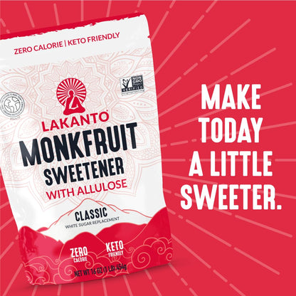 Lakanto Classic Monk Fruit Sweetener with Allulose – Thoughtful Gift for Keto and Diabetic Friends