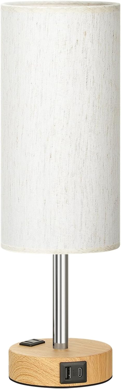 LampLibrary Dorm Move-In Gift – USB Charging Nightstand Lamp for College Students