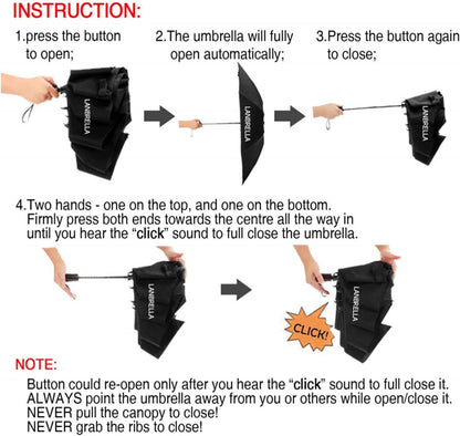 LANBRELLA Inverted Umbrella – Understated Solid-Color Cane for Less-Is-More Apartment Dwellers