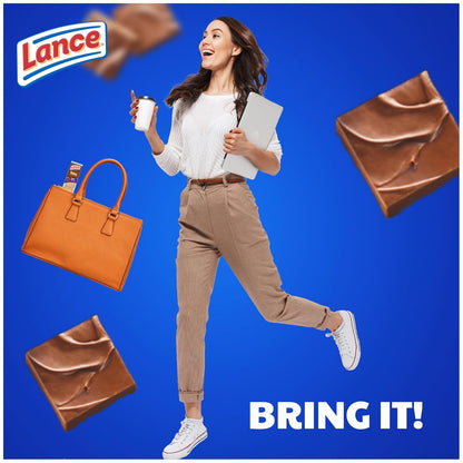 Lance Nekot Fudge Sandwich Cookies, Kid-Friendly Single-Serve Cookie Packs for Lunchboxes and Playdates