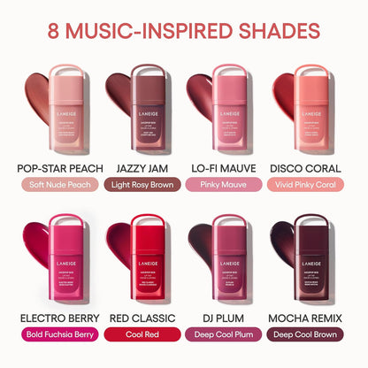 LANEIGE JuicePop Box Lip Tint – Premium K-Beauty Lip Color for Elevated Vanity Counters