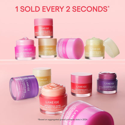 LANEIGE Lip Sleeping Mask – Premium K-Beauty Lip Treatment, Designer Jar with Berry Mix Complex and Vitamin C