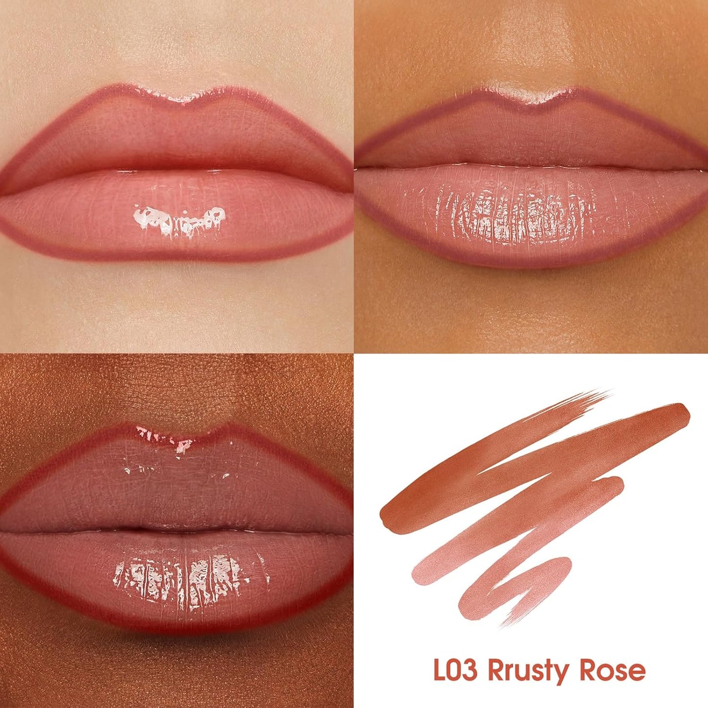 LANGMANNI Peel-Off Lip Liner Trio – Birthday Gift for Her, Waterproof Long-Lasting Matte Lip Liner Set