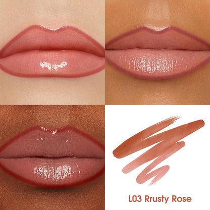 LANGMANNI Peel-Off Lip Liner Trio – Birthday Gift for Her, Waterproof Long-Lasting Matte Lip Liner Set