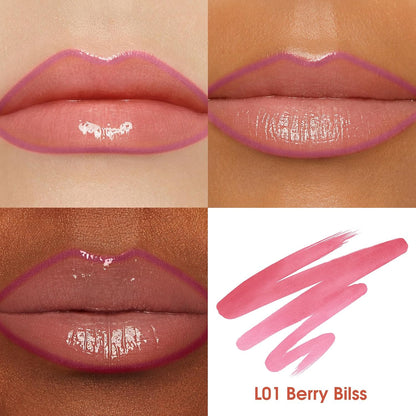 LANGMANNI Peel-Off Lip Liner Trio – Birthday Gift for Her, Waterproof Long-Lasting Matte Lip Liner Set