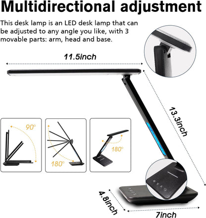 LAOPAO Desk Lamp with Wireless Charger – Practical Housewarming Gift for New Apartment, Dorm, or First Home