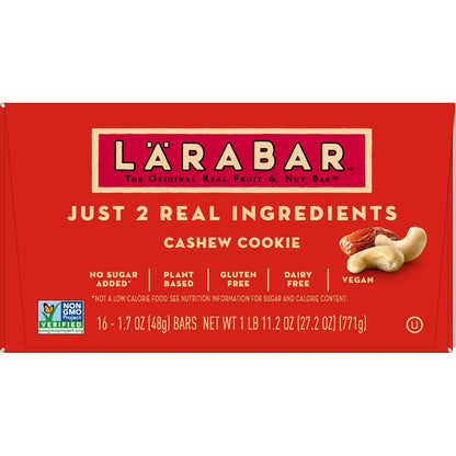 Larabar Cashew Cookie Bars – Thoughtful Clean Eating Gift for the Health-Conscious Friend