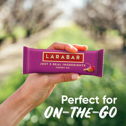 Larabar Cherry Pie Bar – Gym Bag Snack for Active Outdoor Workouts, 5g Plant Protein