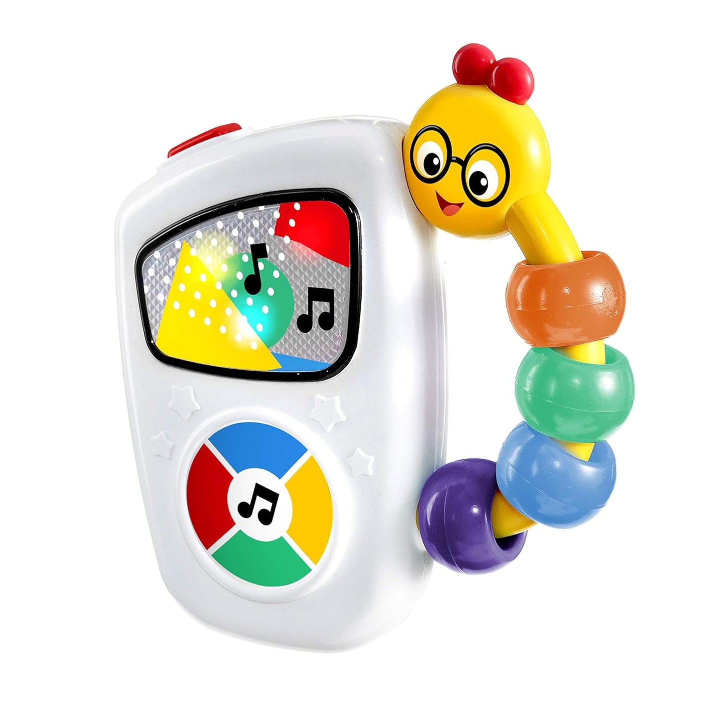 large activation button that toggles through 7 high-quality classical melodies from chopin, mozart, and others