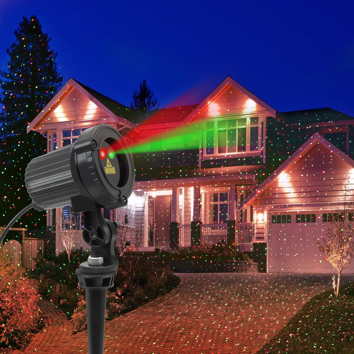 Laser Star Projector Light – Child-Safe Kids Room Night Light with Auto Timer and No Flame