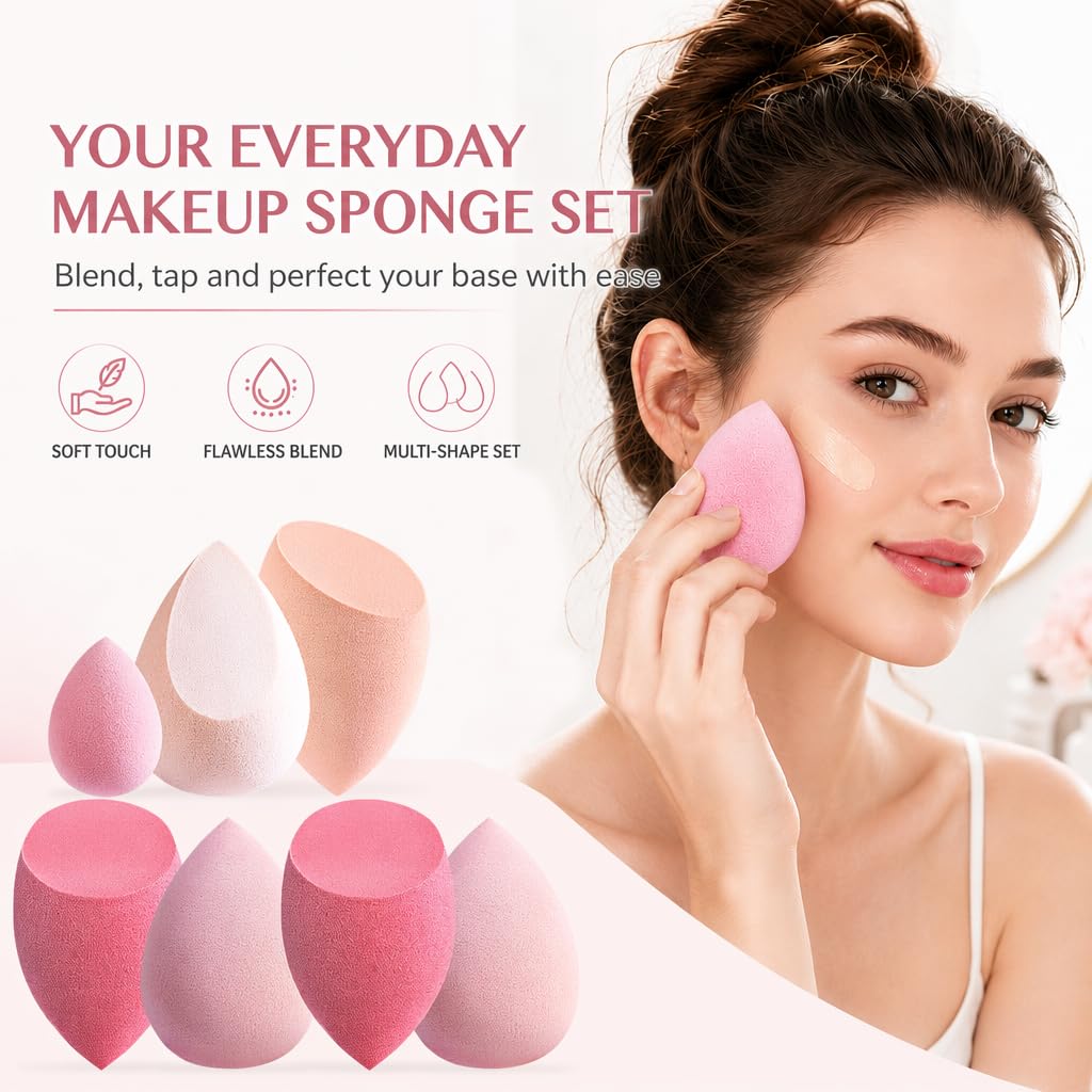latex-free, non-irritating foam that is gentle on sensitive skin
