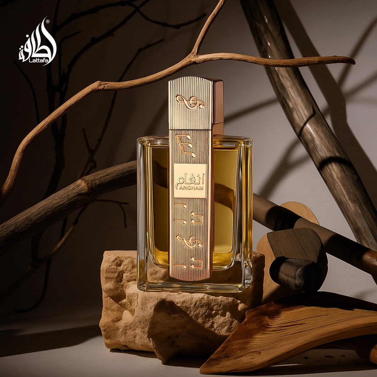 Lattafa Angham Eau de Parfum – Stress-Relief Fragrance for Evening Wind-Down, Mandarin and Lavender Unisex EDP, 100ml