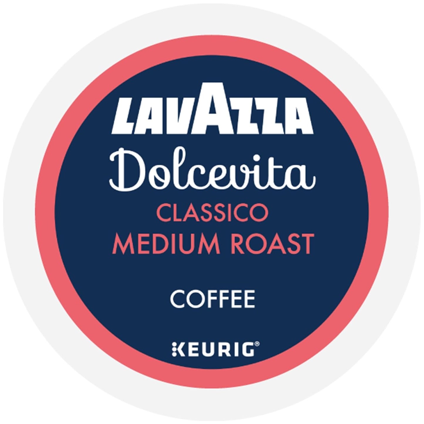 Lavazza Dolcevita Classico Single-Serve Pods – Desk-Side Italian Coffee for Remote Work Focus, 40-Count Box