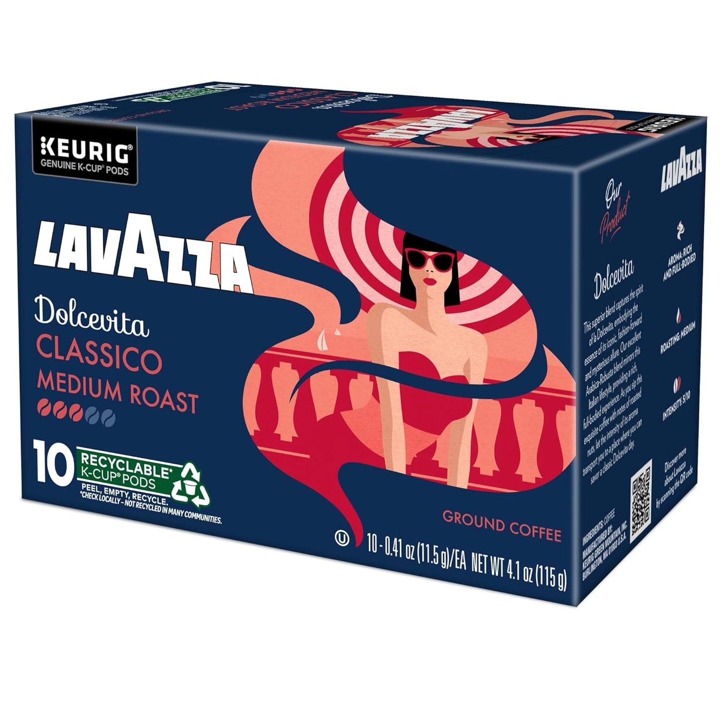 Lavazza Dolcevita Classico Single-Serve Pods – Housewarming Gift for Coffee Lovers Moving In