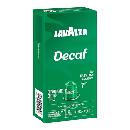 Lavazza Espresso Maestro Decaf Pods – After-Dinner Espresso Companion for Pregnancy, Heart Health, and Better Sleep